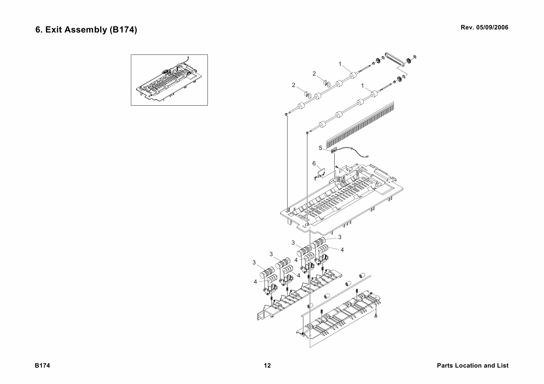 RICOH Aficio AC204 B174 Parts Catalog-3